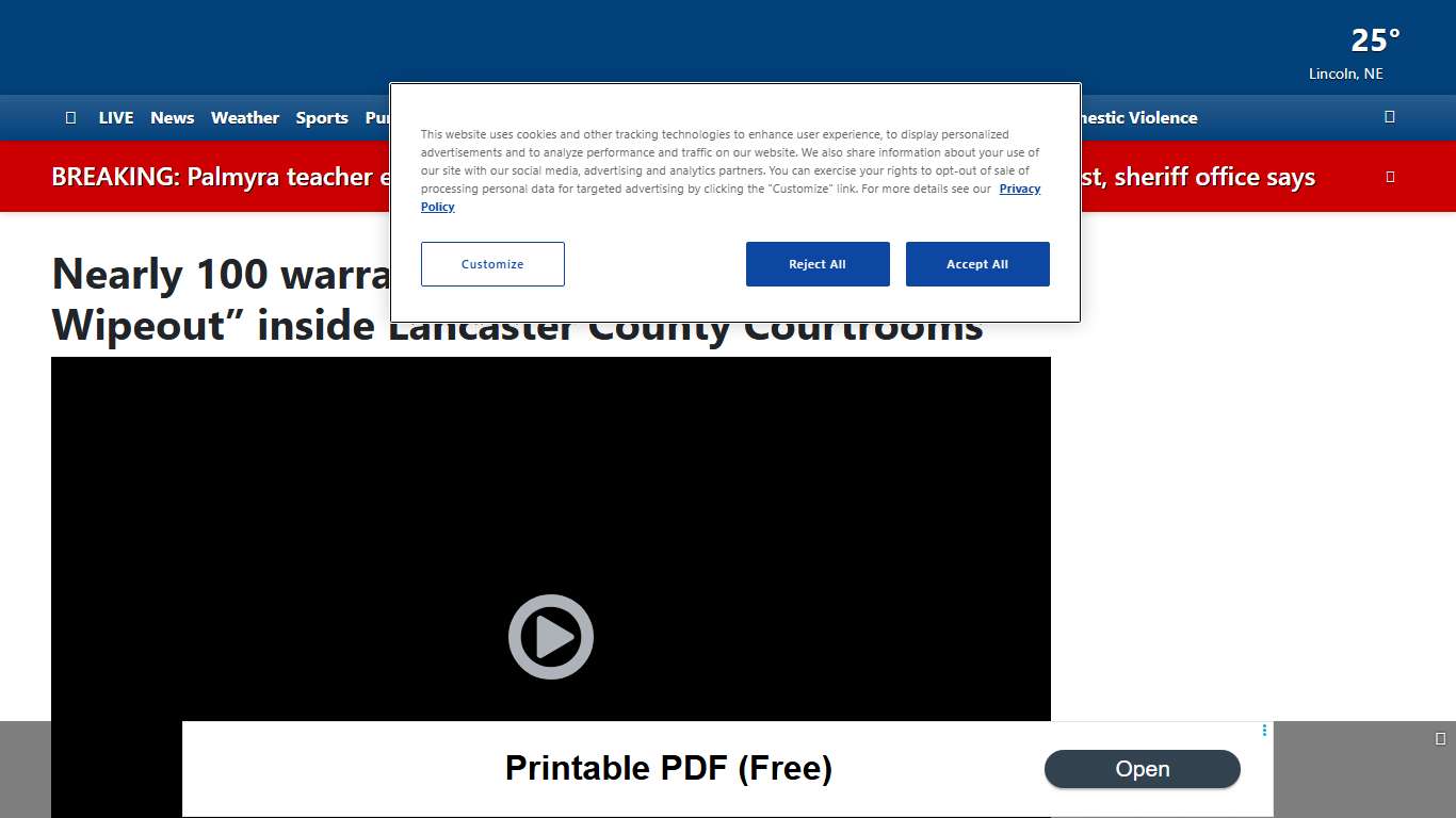 Nearly 100 warrants canceled in “Warrant Wipeout” inside Lancaster County Courtrooms